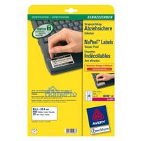 AVERY Zweckform tamper-evident foil labels 63.5 x 33.9 mm