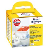 AVERY Zweckform Label roll for label printer AS0722440 white, 70.0 x 54.0 mm, 1 x 320 labels