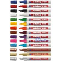Writing Instrument - Edding 750 Paint Marker 135x15mm 10 Pcs. Orange