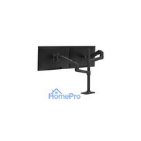 Ergotron LX Series LX Dual Stacking Arm, Tall Pole, Matte Black