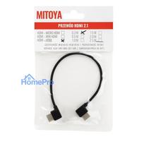 HDMI Cable - 30cm Angled HDMI to Micro HDMI 8K 60Hz 4K 120Hz 48Gbps