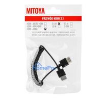HDMI Cable - HDMI Cable 50cm Spiral HDMI to Micro HDMI 8K 60Hz 4K 120Hz