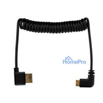 HDMI Cable - Angled HDMI to Mini HDMI 50 cm 48Gbps 8K / 60Hz Spiral
