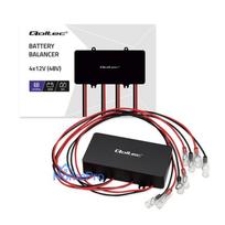 Qoltec voltage balancer for 48V batteries 4 x 12V, 10A, LiFePO4 AGM GEL