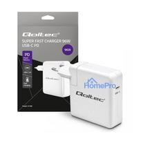 Ultra-fast 96W Power Delivery charger, USB-C 3.0, 5-20V, 3-4.8A, for MacBook, laptop