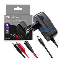 Automatic charger for AGM GEL batteries, 6V / 12V charger, 6W, 5.5x2.1, 1.8m cable
