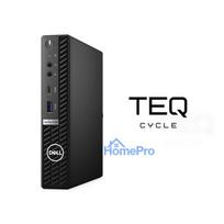 Teqcycle DELL OptiPlex 5080 Intel® Core™ i5 i5-10500T 16GB DDR4-SDRAM 256GB SSD Windows 11 Pro MFF Mini PC Melns