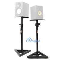 STAND4ME MON 1 MKII 2 gab. monitoru statīvi - teleskopiskais augstuma regulējums 800-1300 mm, tērauds, melns, 20 kg slod