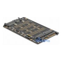 Converter M.2 Key M NVMe SSD to U.2 and M.2 Key B SATA SSD to SATA