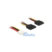 DeLOCK 0.3m, Floppy 4p / 2x SATA 15p