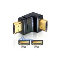 DeLOCK Adapter HDMI male HDMI male 90° down