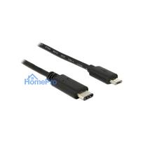 DeLOCK 0.5m, USB2.0-C / USB2.0 Micro-B USB cable