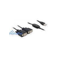 DeLOCK 2x RS232 / USB 2.0 serial cable