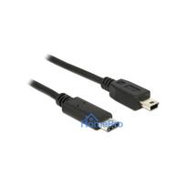 DeLOCK 0.5m, USB2.0-C / USB2.0 Mini-B USB cable