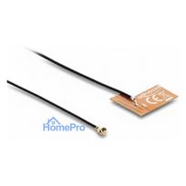 Delock WiFi 2.4 GHz antenna I-PEX Inc., MHF® I connector 2 - 3 dBi omnidirectional with connection cable 1.13 15 cm FPC