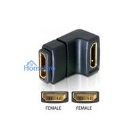 DeLOCK Adapter HDMI female HDMI female 90° down
