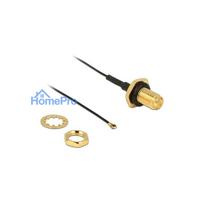 DeLOCK 0.2m, RP-SMA / MHF IV coaxial cable