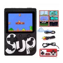 GameBox R2 8bit Portable Retro Game console with 400 games 3'' LCD with 1x Controler TV RCA cable Black