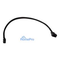 K Alphacool Fan Cable 4-Pin to 4-Pin Extension 30cm - Black