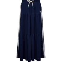 Adidas Originals Casual Long Skirts Women's Dark Indigo Moderate Long Skirt KX0728 XL black