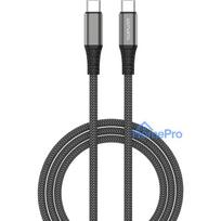 4smarts USB-C auf USB-C Kabel PremiumCord 100W 3m. schwarz