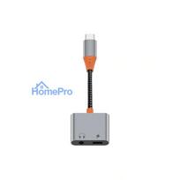 WiWU - Audio adapter LT10 Typ C to Typ C + 3.5mm