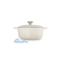 Pot - Le Creuset Signature Frying Pan 2.4L Round Cast Iron Light Brown