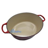 Cookware - Le Creuset Signature Frying Pan 13.9L Cast Iron Enamel Red Cherry