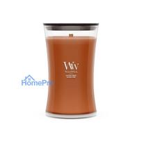 WoodWick Saffron Smoke wax candle Cylinder Brown 1 pc(s)