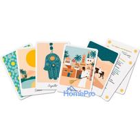 Tarot card set - L'horoscope de Leila Cards 55 Cards 104 Questions Portable