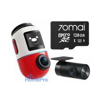 70mai X800 4K SET s RC Cervena + karta 70mai SD 128GB