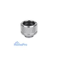 K Thermaltake Pacific G1 / 4 PETG Tube 16mm OD Adapter - Chrome