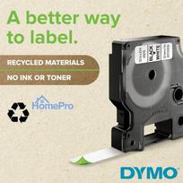 Label Tape - Dymo 45807 D1 Standard Polyester 87x65x24mm Red Black