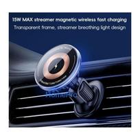 yesido 15W Air Outlet Car MagSafe Magnetic Wireless Charging Holder Black