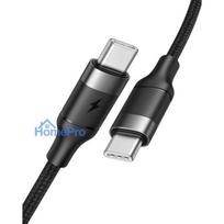 Cable Typ C to Typ C VEGER PD 5A 100W CC02 1,5 m black