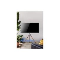 Manhattan TV and monitor stand, tripod floor stand, for 1 screen, screen sizes: 37-65", Black, VESA 200x200 to 600x400mm