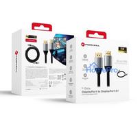 Cable Display Port to Display Port 2.1 Forcell 16K 60Hz / 8K 120Hz / 4K 240Hz - High Speed, HDR, Ethernet, G-SYNC / Free