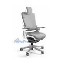 Wau 2 BL416 office chair, snowy / white fabric
