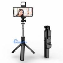 Elight S3L 3in1 Led Light Selfie stick & Video WEB call Tripod stand till 68cm & Shutter Button Black