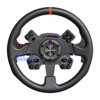 Gaming steering wheel - PXN WCS R2 wired racing wheel, 330mm, RGB lighting