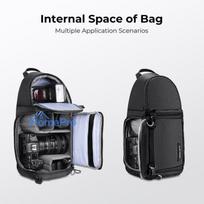 Camera Backpack - KF Concept Beta Messenger 10L, Adjustable Strap, Black