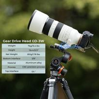 Camera Accessories - KF Concept GD3W 3D Gear Head 6kg Load Capacity Aluminum