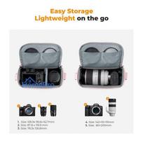 Camera Case - KF Concept Sling Bag 5L Adjustable Strap Removable Compartment Pink