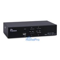 Inter-Tech KVM Switch AS-41DA DVI, 4 Port, Metall