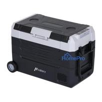 Refrigerator - Hcalory D55M+ 55L Dual Zone Car Refrigerator - Bluetooth Control, -20°C to 20°C, Black