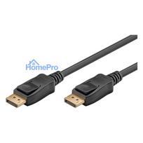 Goobay DisplayPort 2.0 / 2.1 Kabel, 16K @ 60Hz, 80Gbit / s (schwarz, 2 Meter)