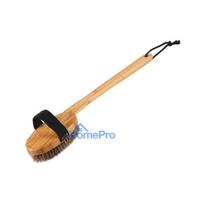 Body brush RENTO, 42.5 x 8.5 cm, brown