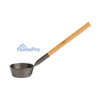 Sauna scoop RENTO, 47 x 11.5 cm, brown