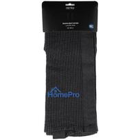 Sauna pad Rento Kenno, cotton, 160 x 60 cm, black / grey