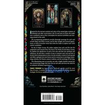 Tarot Card Set - The Stained Glass 78 Tarot Cards with Guide Book, 16.4x28.8x4 cm